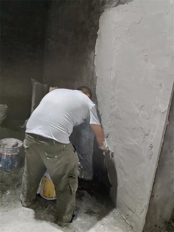 光铭防辐射硫酸钡施工现场